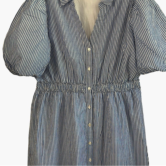 LILLY PULITZER Tassie Midi Dress Blue Style 013136 SZ 16 - Picture 3 of 15